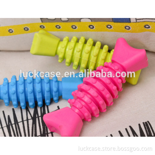 Best Top Grade Silicone Chicken Wings Shape Candy Color Pet Dog Teether Toy